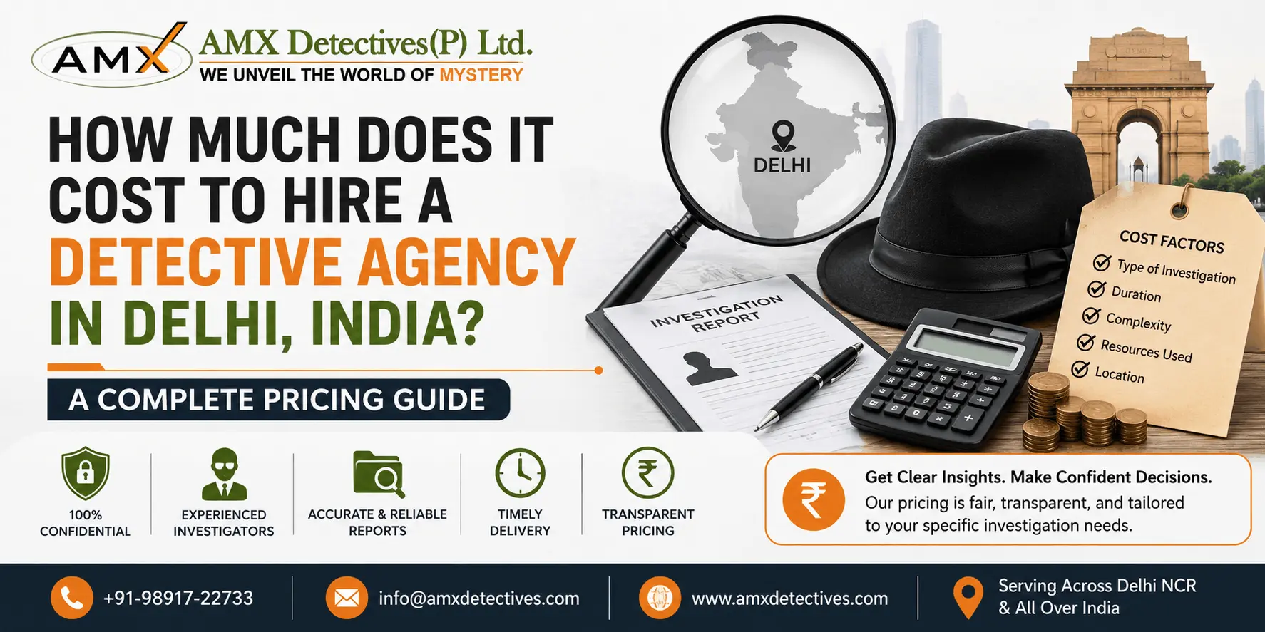 How Much Does a Detective Agency Cost in Delhi?